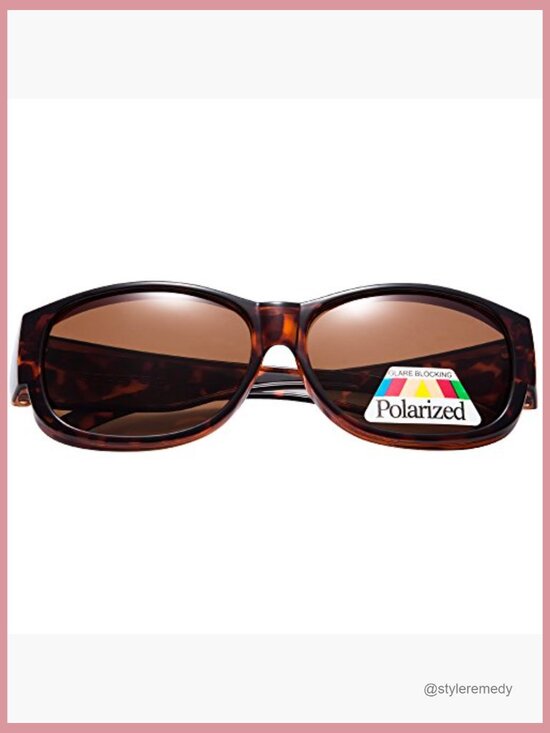 Polarized Fit Over Sunglasses, UV400 Protection, Lightweight PC Frame main image 4